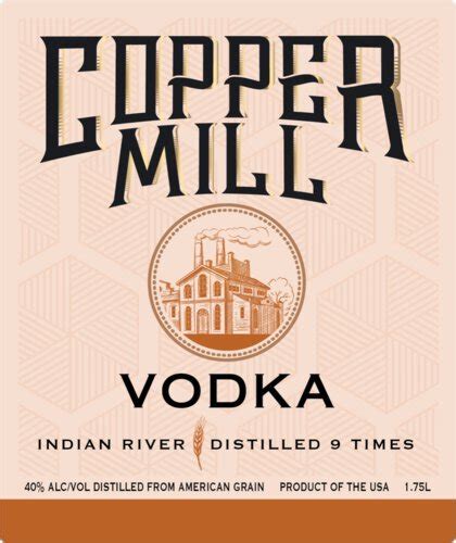 Copper Mill Vodka 175l Spirits Unlimited