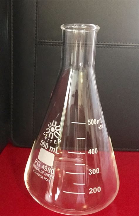 Matraz Erlenmeyer De 500 Ml Material De Laboratorio 11500 En