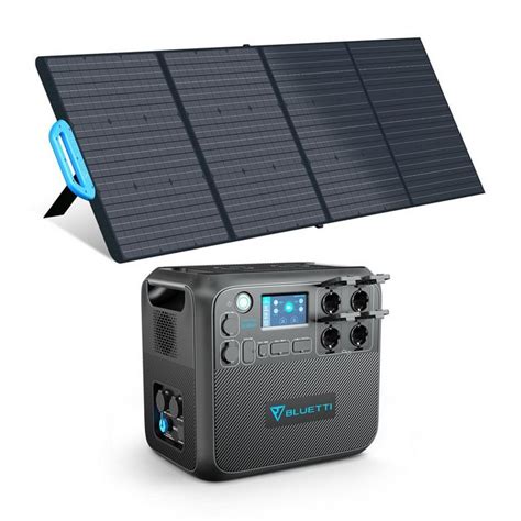 Bluetti Stromerzeuger Bluetti Solargenerator Ac Max Mit Pv