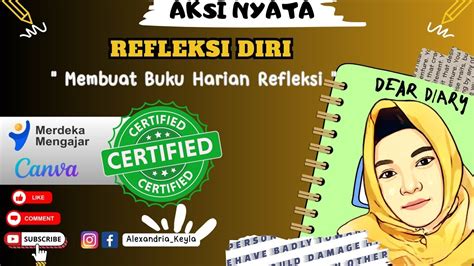 Aksi Nyata 9 Refleksi Diri Membuat Buku Harian Refleksi Paud