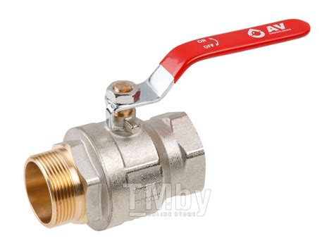 Купить кран шаровый 1 1/2" нар.-вн. ручка PN25 AV Engineering в Минске ...