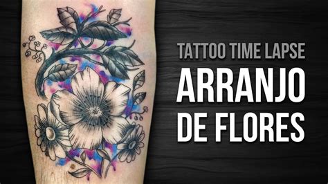 Flores Aquarela Tattoo O Fineline A Aquarela E O