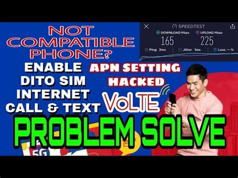 HOW TO ENABLE DITO SIM VoLTE For CALL TEXT ANY PHONE DEVICES YouTube