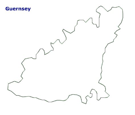 Map of Guernsey. | - CountryReports