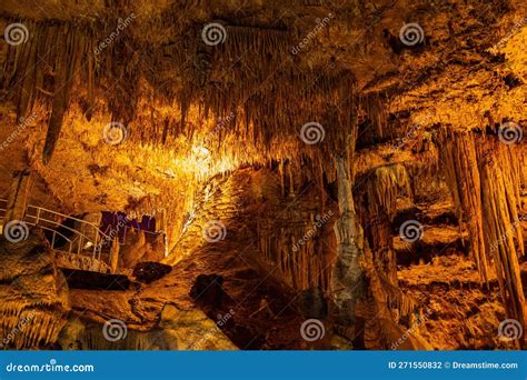 Interior View Of The Meramec Caverns Stock Photo Image Of Sullivan