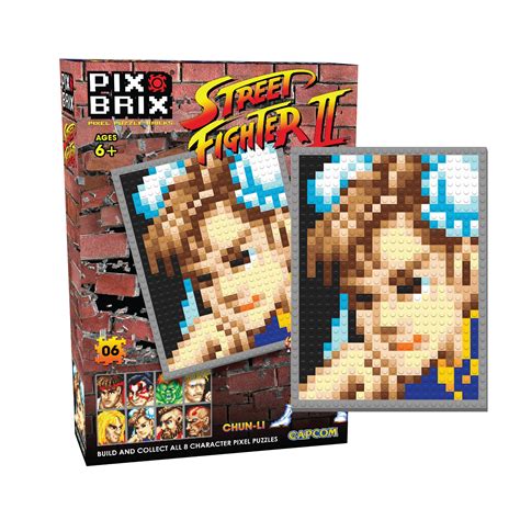 Buy Pix Brixpix Brix Street Fighter Ii Pixel Puzzle Bricks Chun Li