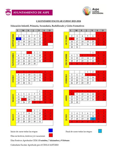 Calendario Lectivo Escolar 2024 Image To U