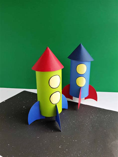 Homemade Rocket Craft for Kids | Rocket craft, Space crafts, Arts and