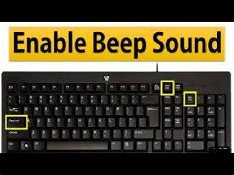 Enable Disable Num Lock Caps Lock Scroll Lock Beep Sound In