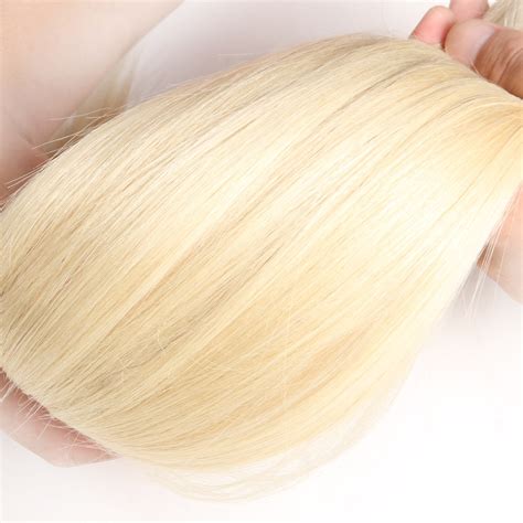 Clip In Extensions Light Color Human Hair Blonde Hair Extensions ...