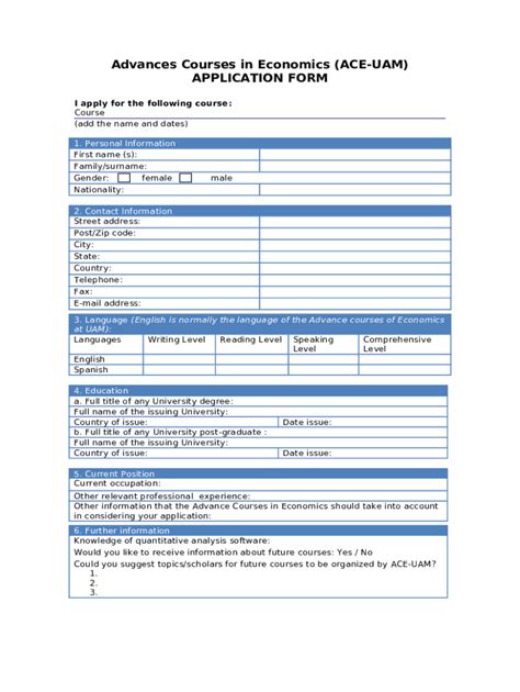 APPLICATION - UAM Doc Template | pdfFiller