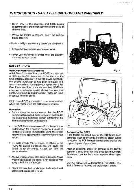 Massey Ferguson MF 3000 3100 Operator Instruction Book