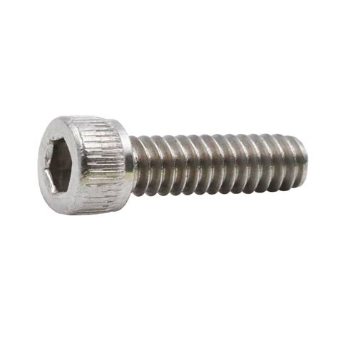 Everbilt 6 32 X 1 2 In Hex Socket Head Stainless Steel Socket Cap Screw 2 Pack 805128 The