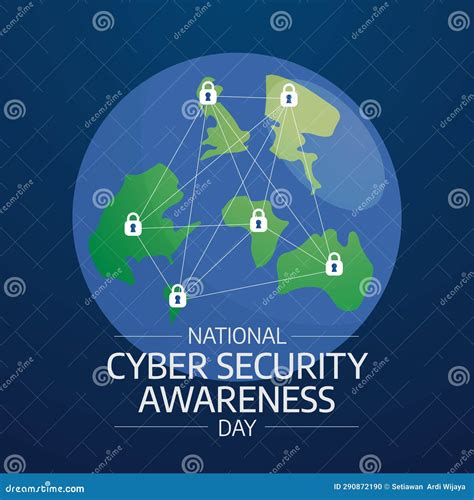 Flyers Promoting National Cybersecurity Awareness Month Or Associated