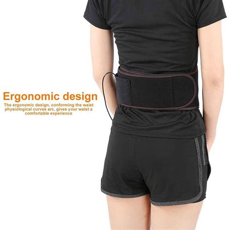 Electric Warming Belt Heating Waist Brace Lower Back Pain Relief