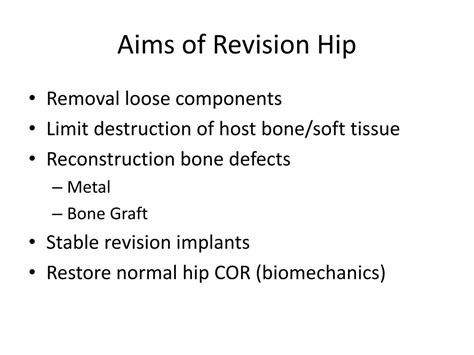 Ppt Revision Hip Replacement Powerpoint Presentation Free Download Id 3381352