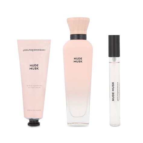 Set Aldolfo Dominguez Nude Musk Pzs Adolfo Dominguez Ml Bodega