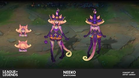 Bewitching Neeko Concept Art League Of Legends By Shinov R Neekomains