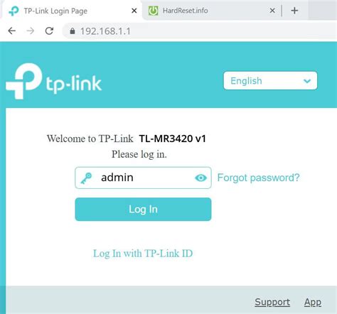 Open Admin Page On TP LINK TL MR3420 V1 How To HardReset Info