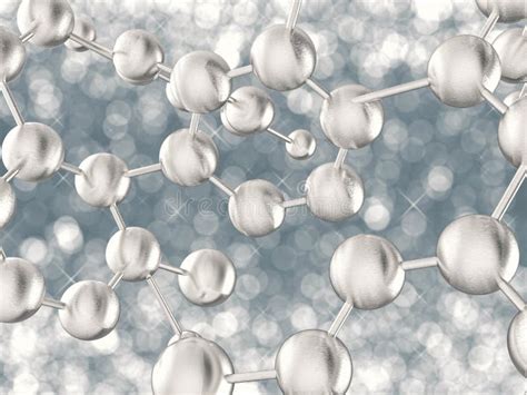 molecule structure stock illustration illustration  shiny
