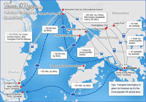 SHENZHEN ZHUHAI MAP - ToursMaps.com