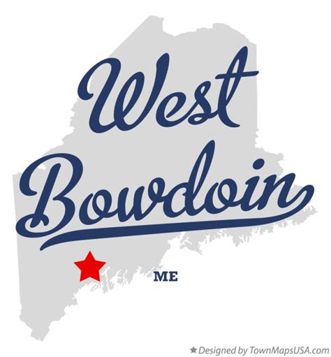 Map of West Bowdoin, ME, Maine