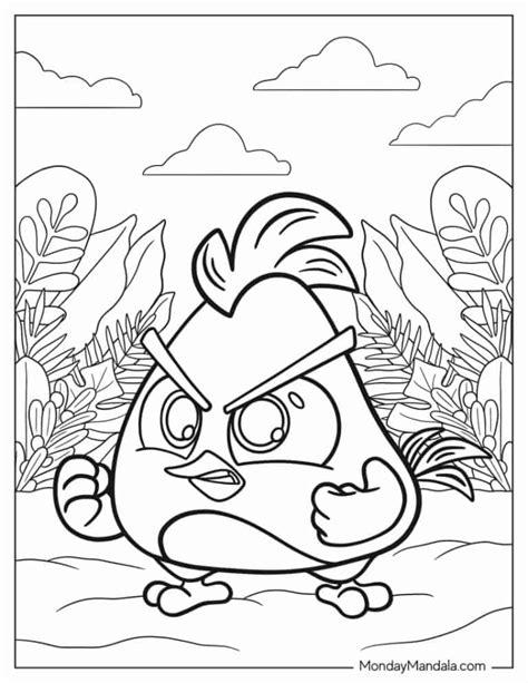 26 Angry Birds Coloring Pages (Free PDF Printables)