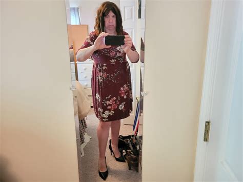 Trying On New Dress Crossdresser Heaven