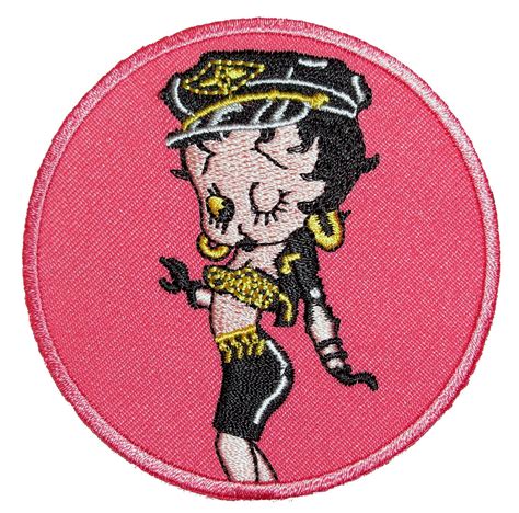 Betty Boop As Sexy Biker Chick Embroidered Biker Patch Quality Biker