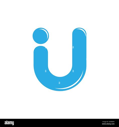 Letter Ji Ij Simple Linked Curves Logo Vector Stock Vector Image Art