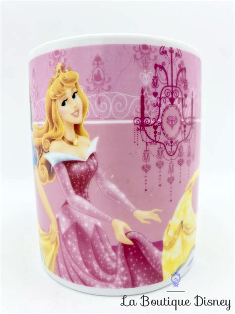 Tasse Princesses Disney Mug Aurore Belle Cendrillon Blanche Neige Rose