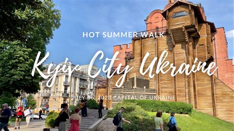 Walking Tour In Kyiv City From Golden Gate To Tarasa Shevchenko Blvd