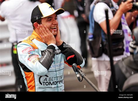 Third Plcaed Lando Norris Gbr Mclaren In Parc Ferme Monaco Grand