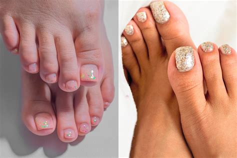 Glitter Toe Nails