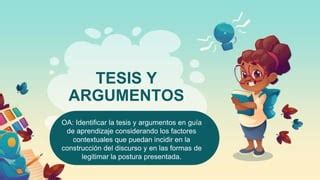 Participaci N Y Argumentaci N Tesis Y Argumentaci N Pptx