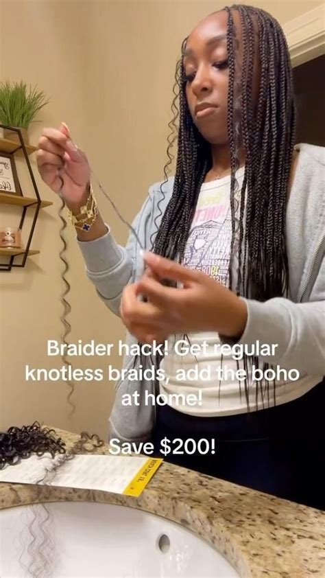 VoiceOfHair On Instagram How To Save 200 On Boho Knotless Braids