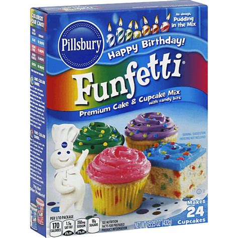 Pillsbury Funfetti Premium Cake Mix With Candy Bits Cake And Cupcake Mix Matherne S Market