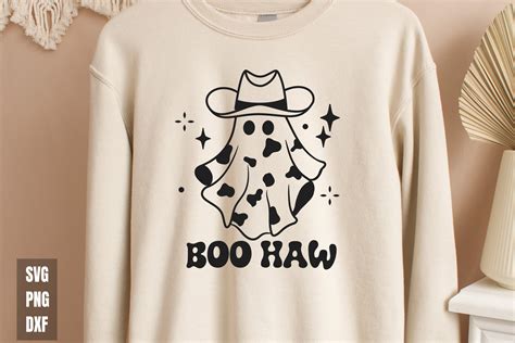 Boo Haw Svg Cowboy Ghost Svg Graphic By Studiobluehouse Creative Fabrica