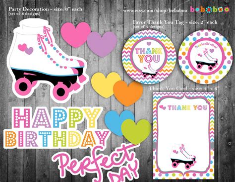 Roller Skate Birthday Party Package Birthday Party Roller Skate Roller