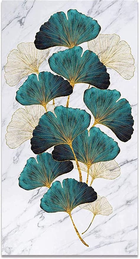 Impression Sur Toile Ginkgo Leaf Motif Feuilles De Plantes Vertes Et