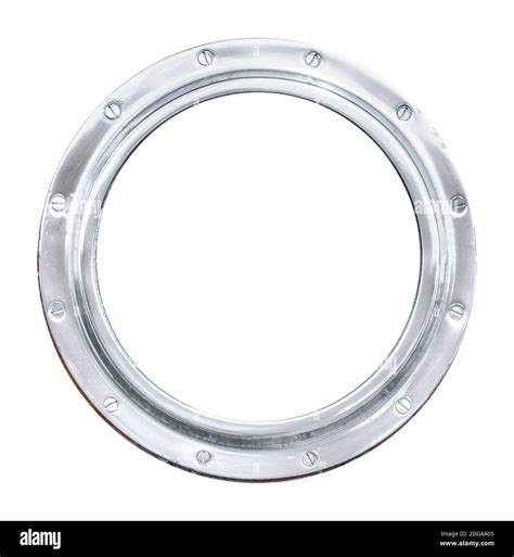 Stainless Steel Circle Frame Stock Photo Alamy