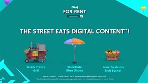 The Sims 4 - For Rent: Street Eats Digital Content DLC Origin CD Key ...