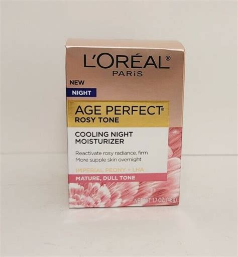 L Oreal Paris Age Perfect Rosy Tone Cooling Night Moisturizer Oz