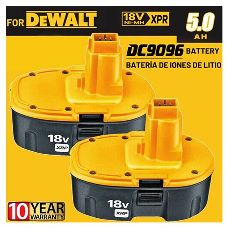 Bonacell 2pack 18v Rechargeable Battery For Dewalt Cordless Power Tools Xrp Battery Dc9096 2