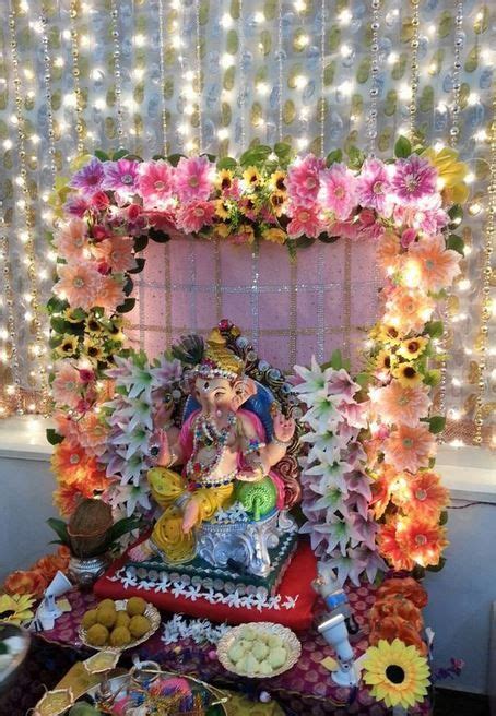 Top 81 Creative Ganpati Decoration Ideas For Home That You Should Try Flower Decoration For