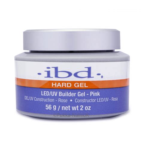 IBD UV LED Hard Builder Gel Pink 56g Pukka Nails