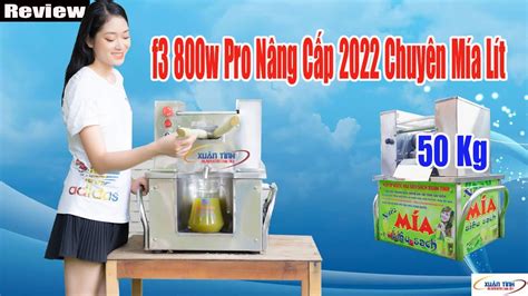 Máy Ép Mía Mini Để Bàn f3 800w Pro Ép 2 3 Cây Mía Mẫu Kim Cương Nâng