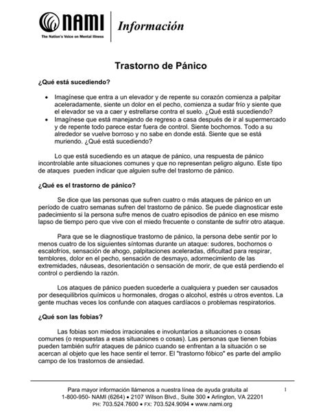 Trastorno de Pánico