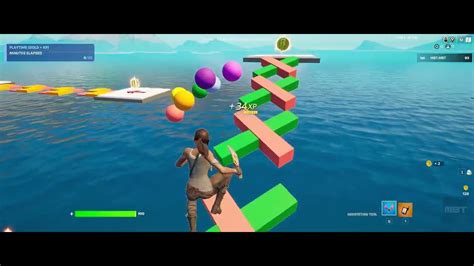 Fortnite Mega Easy Parkour 350 Levels Full Walkthrough Easy Xp