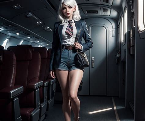 ArtStation - 216 Various Air Stewardess Uniforms in 4K - Design ...